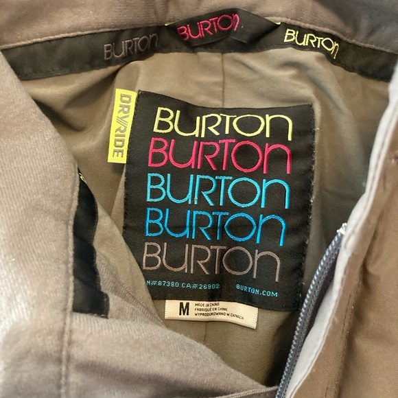 Burton gray dryride snow pants - Picture 2 of 6